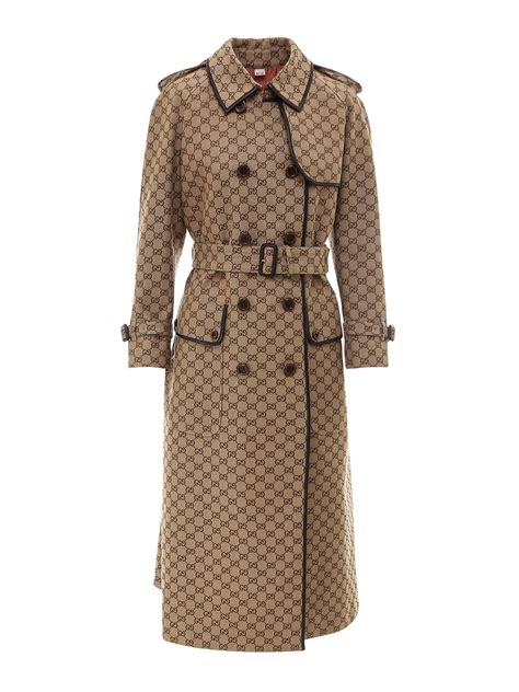 gucci coat women's|gucci trench coat women's.